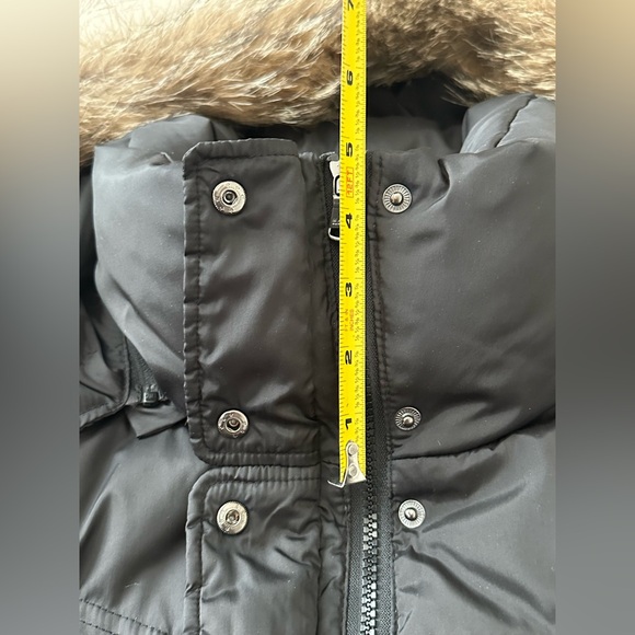 Marc New York, Andrew Marc - Women's Black Mid-Length Puffer Coat (L) - Picture 15 of 16